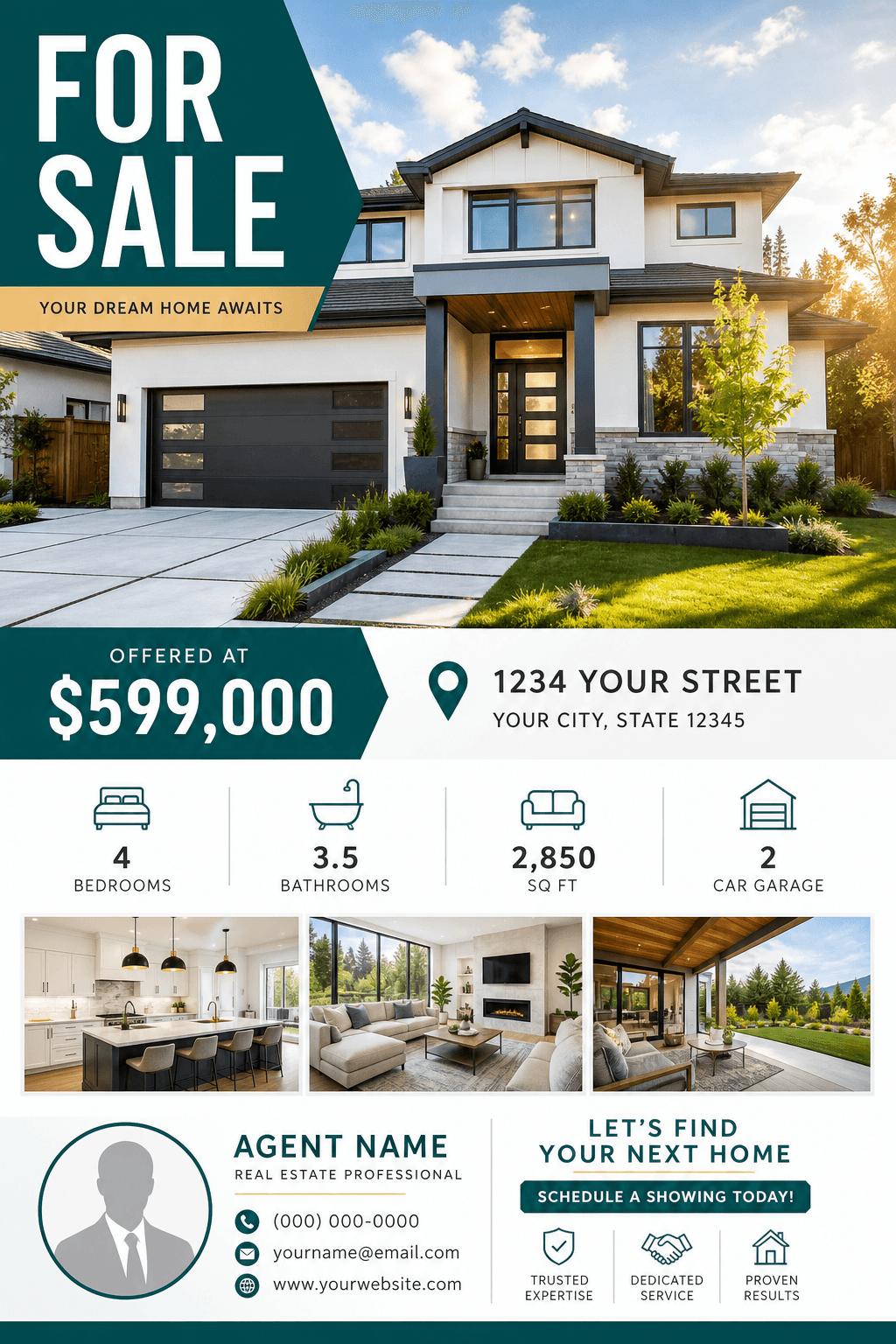 Home for sale flyer