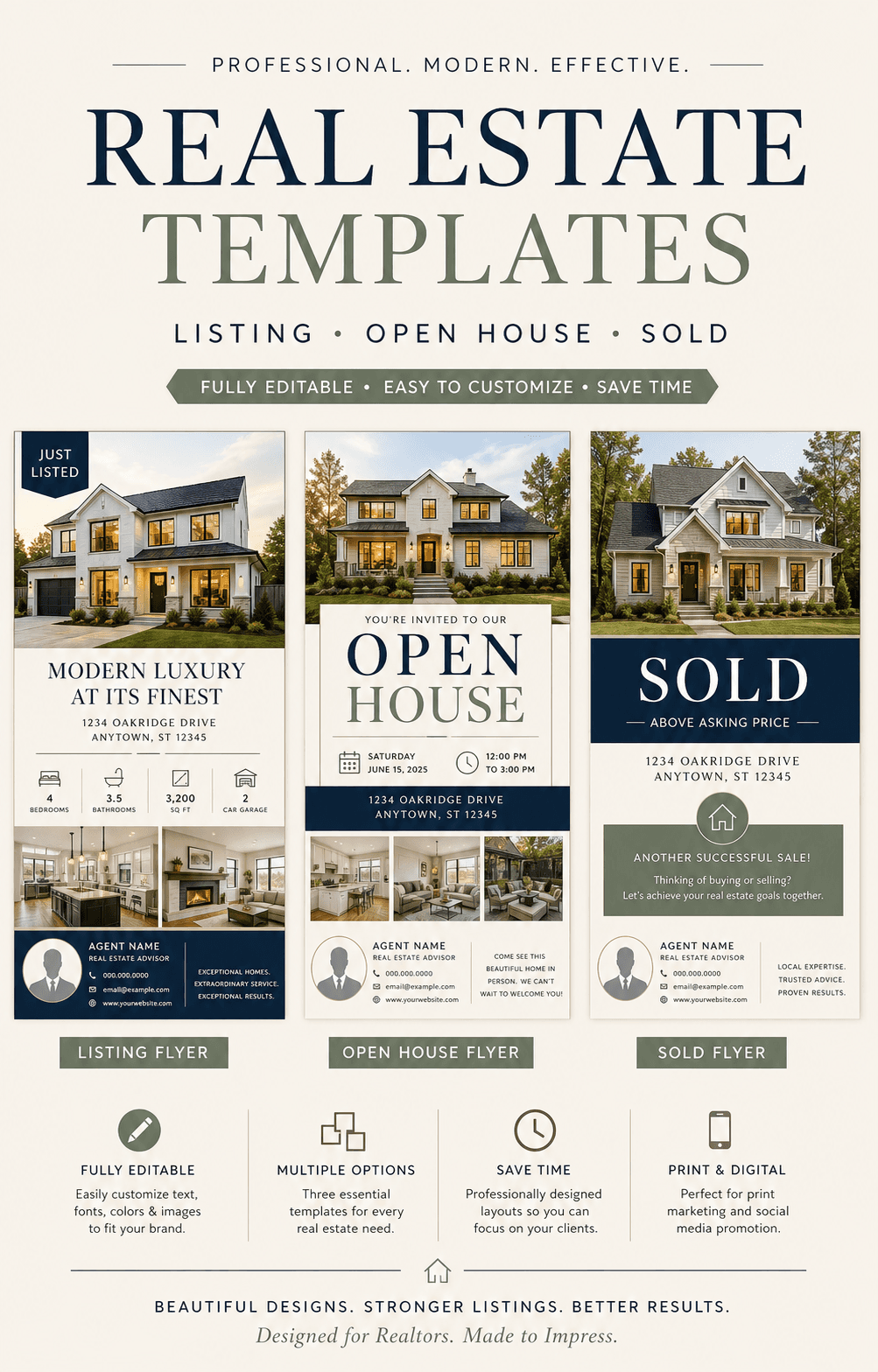 How to Create a Real Estate Flyer example